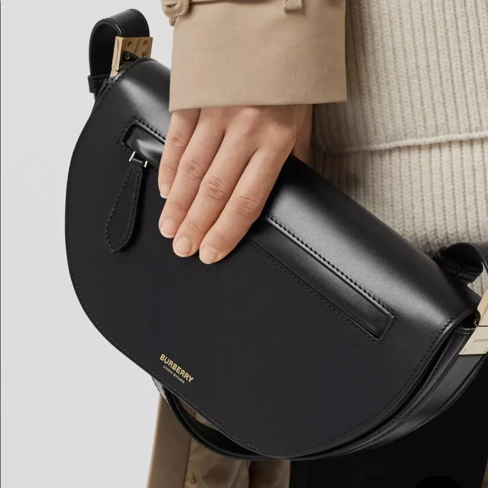 Authentic Burberry Small Leather Olympia Bag - Picture 16 of 16